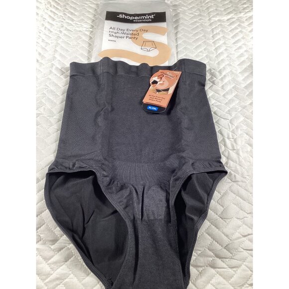 Shapermint Essentials High-Waisted Black Shaper Panty XL/2XL All-Day Comfort new - Picture 1 of 4